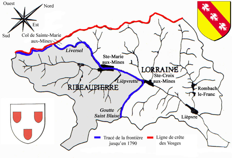 Partage du Val d’Argent, suite au traité de 1399
